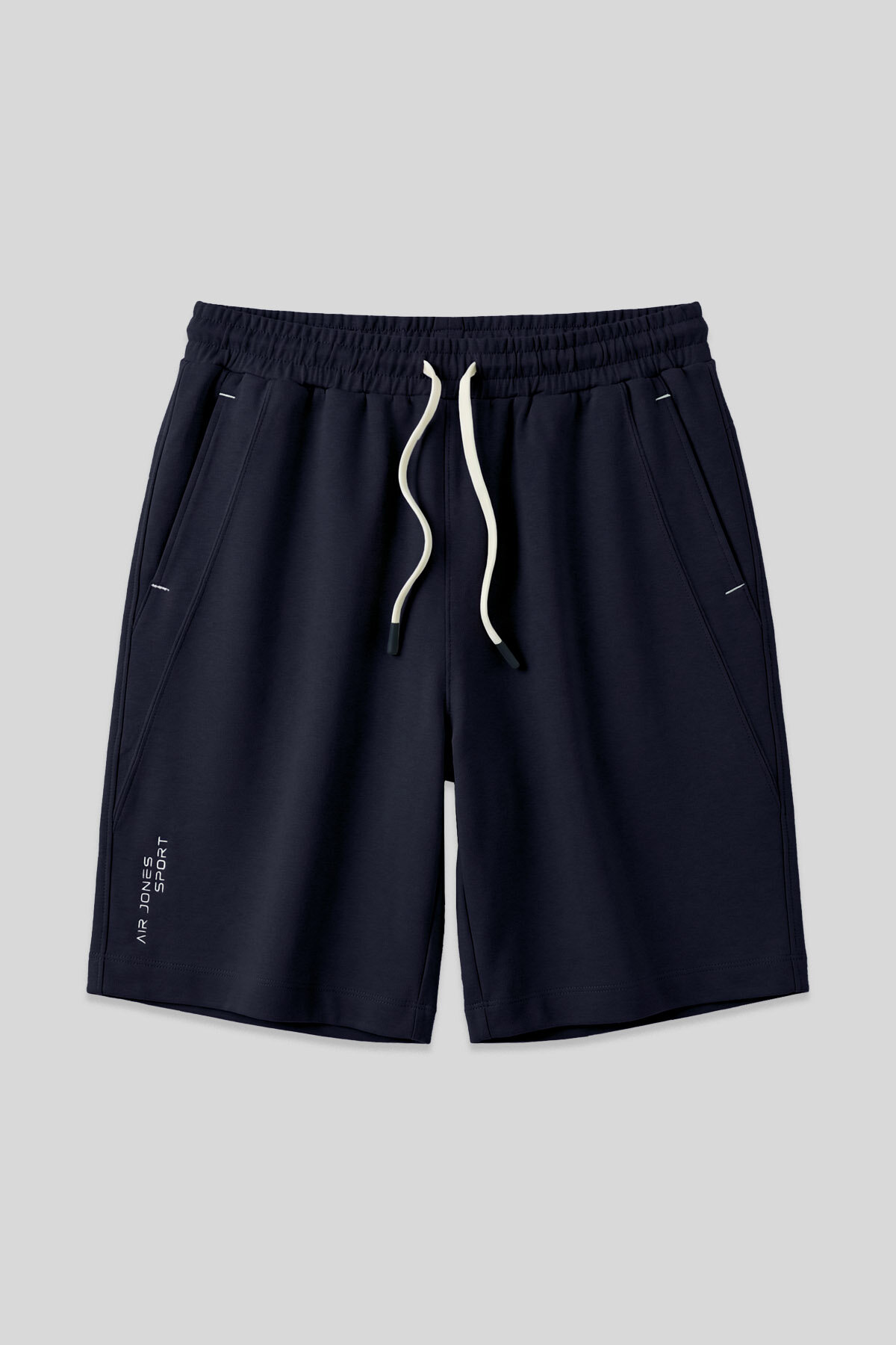 Lacivert Pamuklu Kalın Yumuşak Dokulu Standart Fit Basic Erkek Şort - 81278 - Air Jones