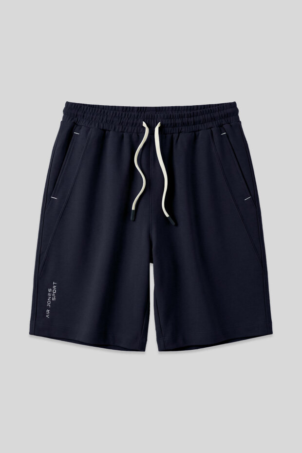 Lacivert Pamuklu Kalın Yumuşak Dokulu Standart Fit Basic Erkek Şort - 81278 - 1