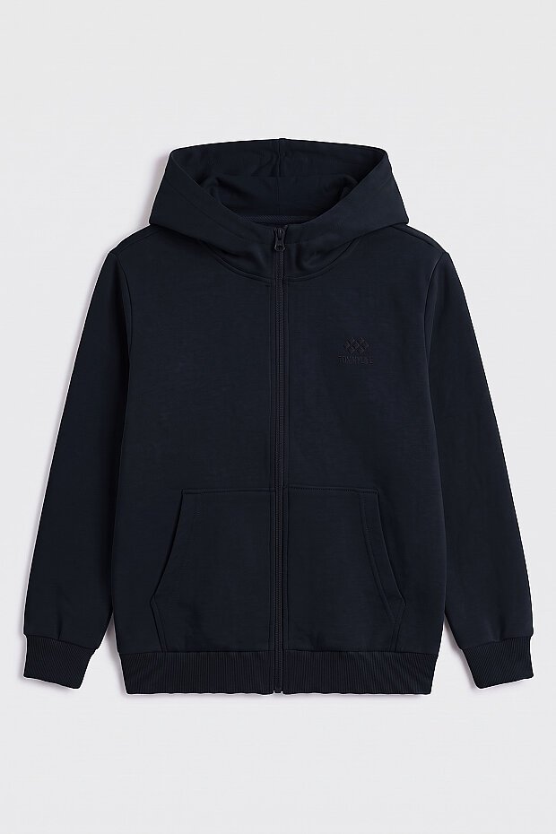 Lacivert Standart Kalıp Basic Erkek Çocuk Sweatshirt - 11336 - 3