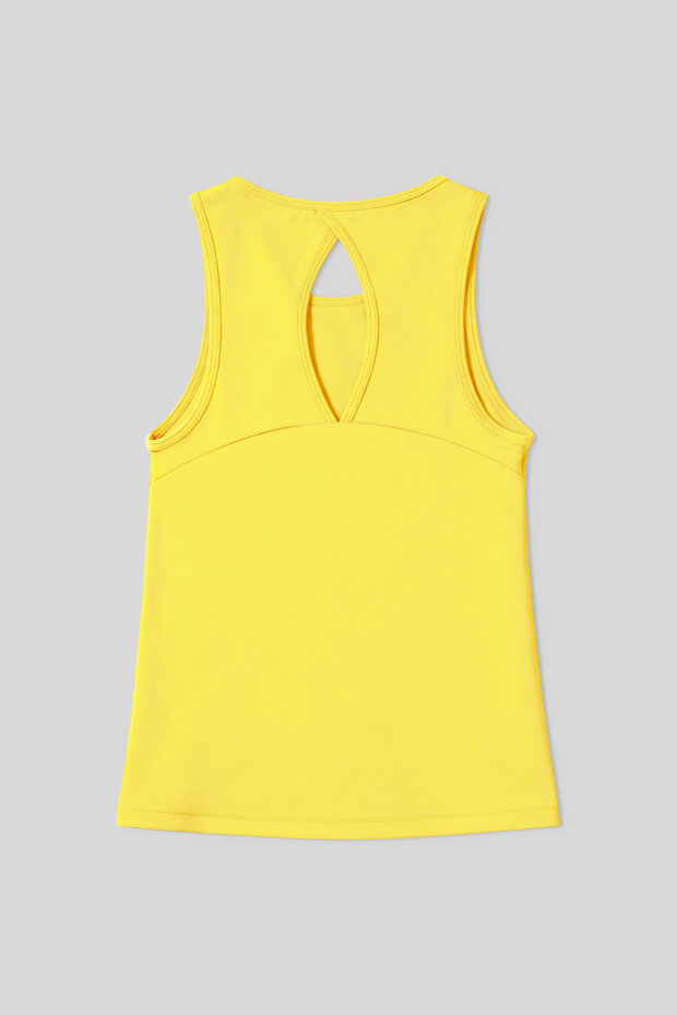 Limon Standart Fit Çapraz Sırt Detaylı Kadın Spor Atlet - 97296 - 4