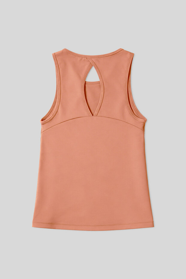 Mercan Standart Fit Çapraz Sırt Detaylı Kadın Spor Atlet - 97296 - 4