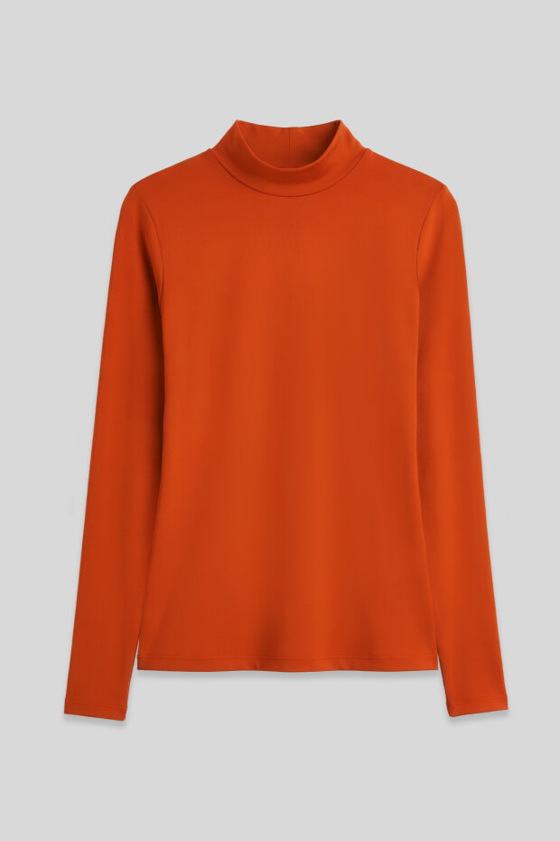 Oranj Balıkçı Yaka Basic Uzun Kollu Kadın Body - 97306 - 1