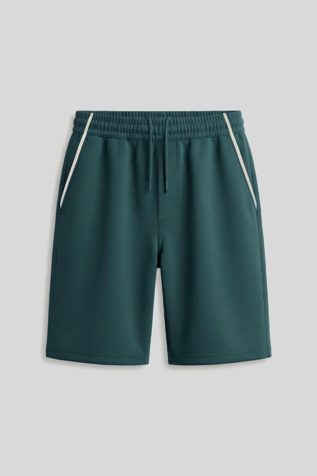 Orman Yeşili Standart Fit Basic Erkek Çocuk Şort - 11284 - 1