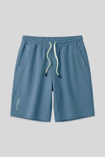 Orman yeşili Pamuklu Kalın Yumuşak Dokulu Standart Fit Basic Erkek Şort - 81278 