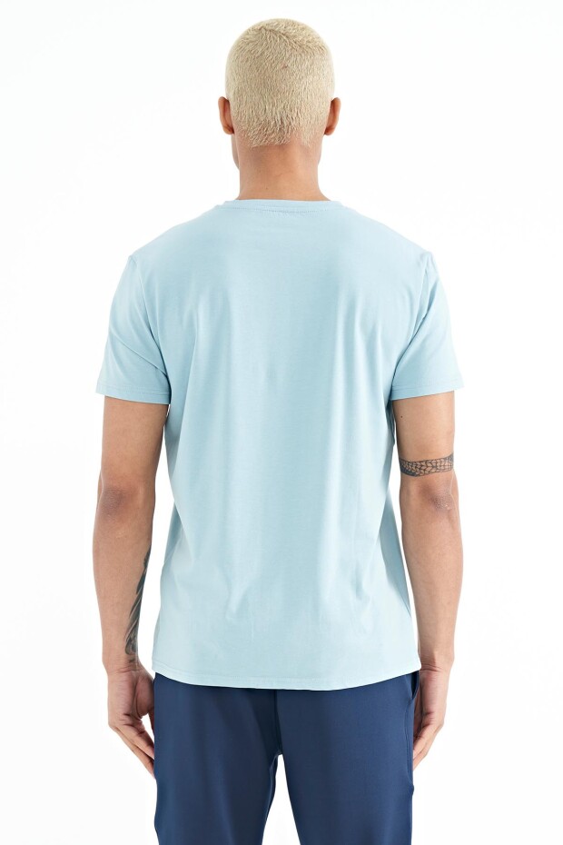 Dean Açık Mavi Standart Kalıp Erkek T-Shirt - 88211