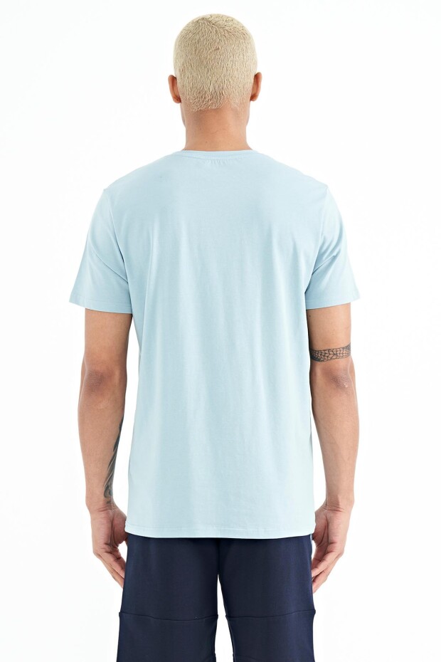 Peter Açık Mavi O Yaka Erkek T-Shirt - 88204