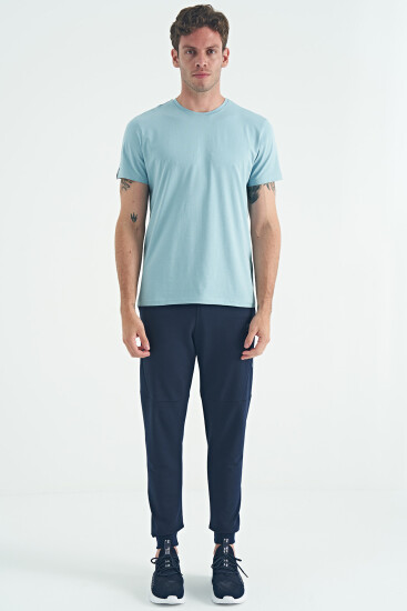 Calvin Açık Mavi Basic Erkek T-Shirt - 88245 - Air Jones (1)
