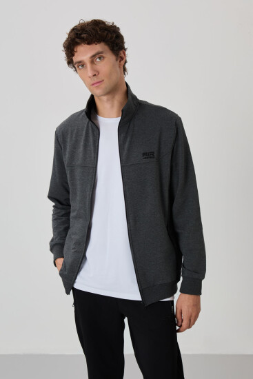 Anton Antrasit Melanj - Siyah Jogger Eşofman Takım - 85178 - Air Jones (1)