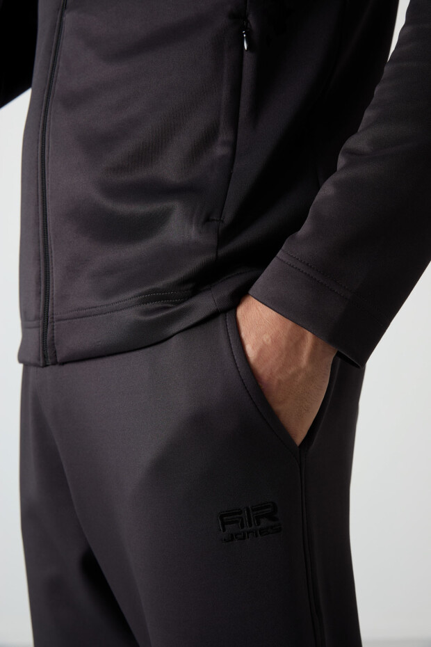 Bran Antrasit Scuba Kumaş Erkek Eşofman Takım - 85199 - 4