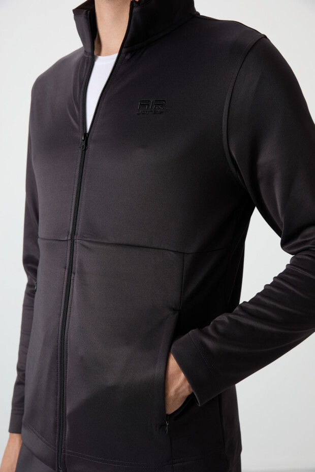 Bran Antrasit Scuba Kumaş Erkek Eşofman Takım - 85199 - 3