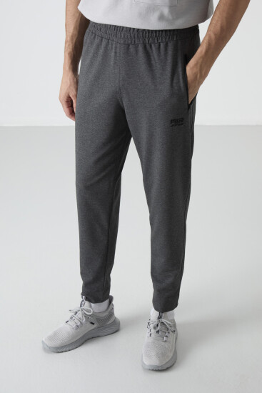 Barton Antrasit Melanj Jogger Erkek Eşofman Alt - 84952 - Air Jones
