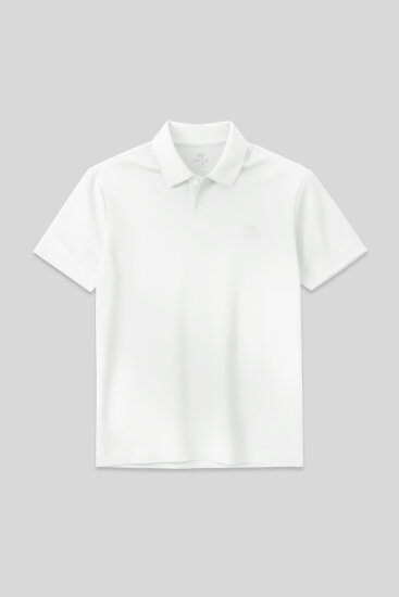 Beyaz Standart Kalıp Basic Polo Yaka Erkek T-Shirt - 87748 