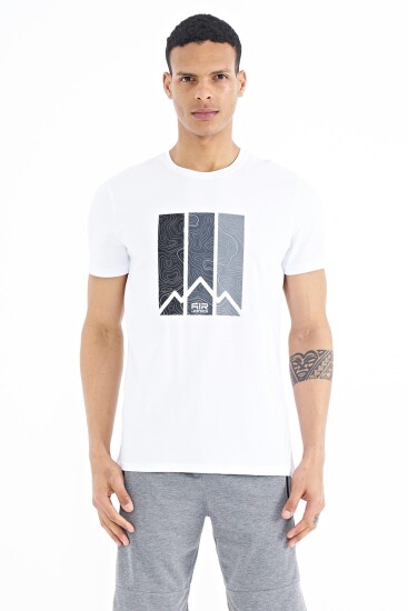 Dean Beyaz Standart Kalıp Erkek T-Shirt - 88211 