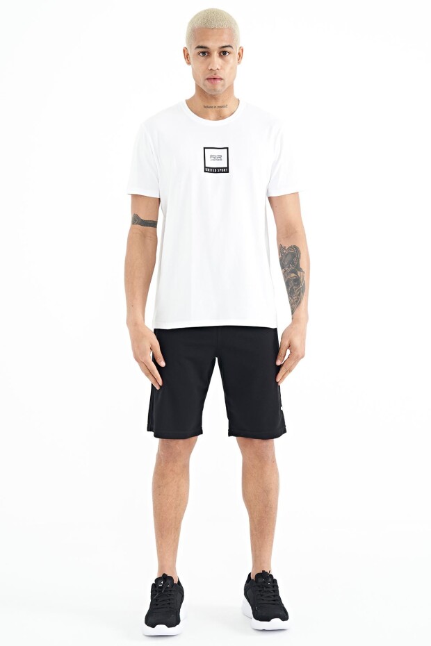 Adney Beyaz O Yaka Erkek T-Shirt - 88230