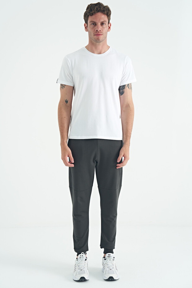 Calvin Beyaz Basic Erkek T-Shirt - 88245