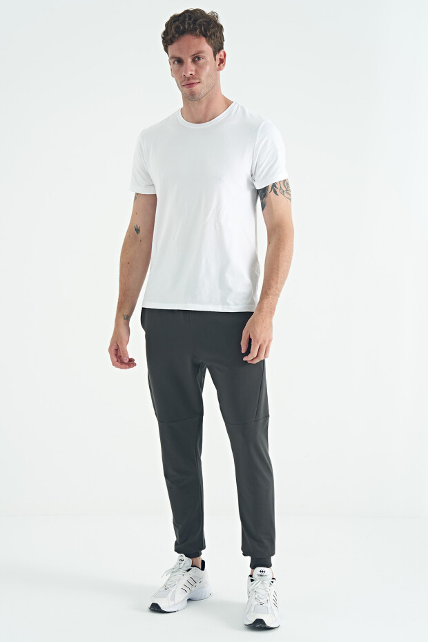 Calvin Beyaz Basic Erkek T-Shirt - 88245