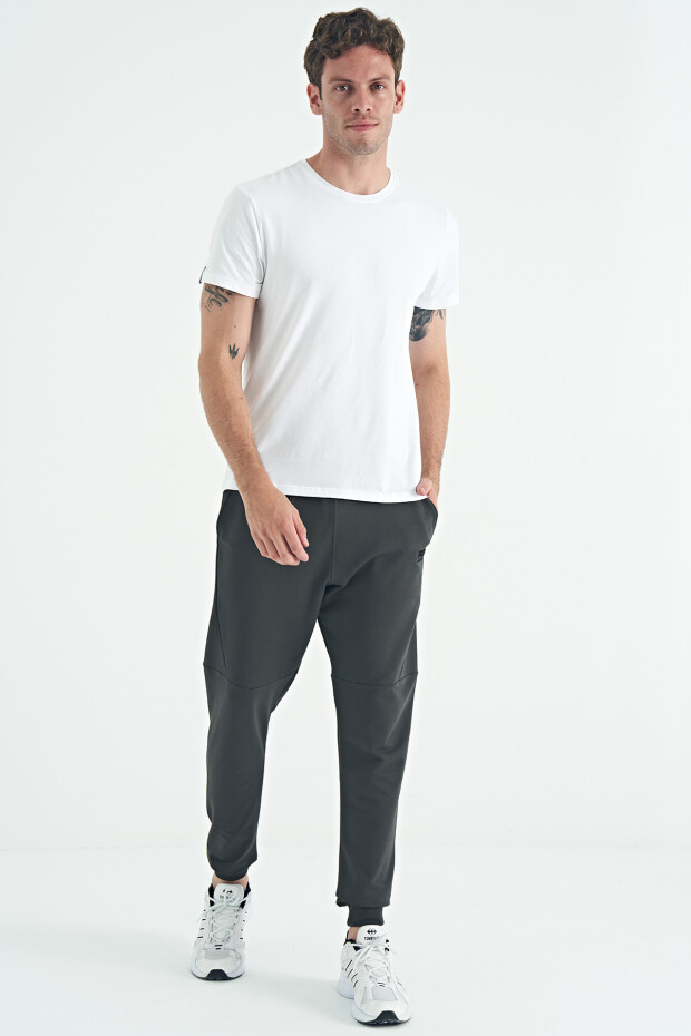 Calvin Beyaz Basic Erkek T-Shirt - 88245