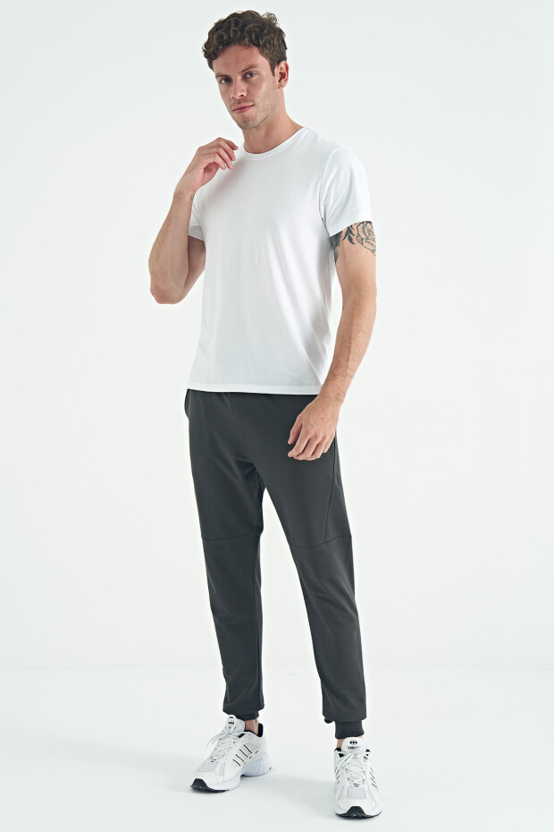 Calvin Beyaz Basic Erkek T-Shirt - 88245 - 4