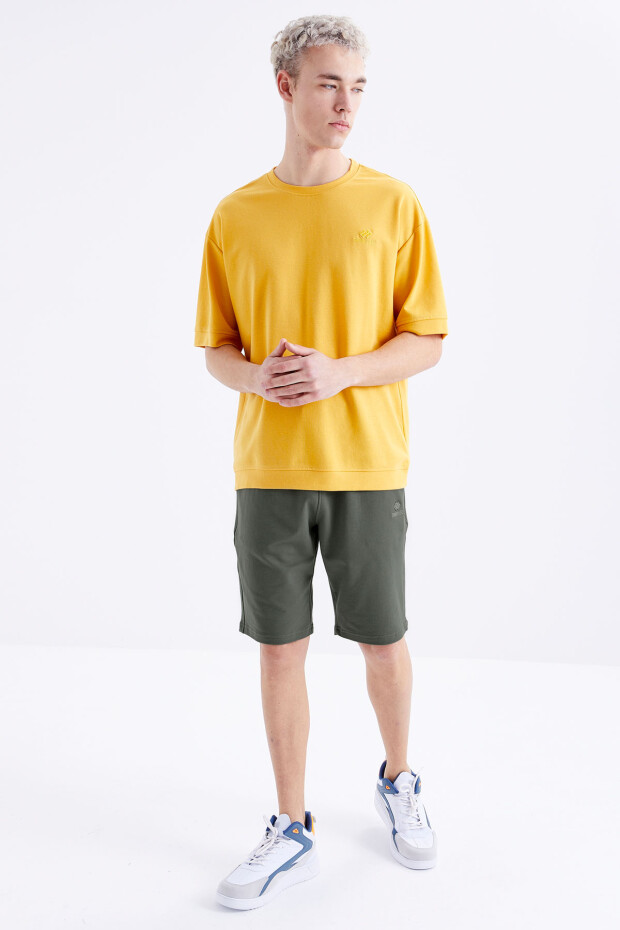 Çağla Bağcıklı Standart Kalıp Basic Erkek Şort - 81212 - 6