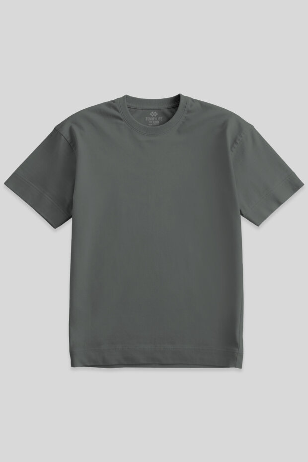 Çağla Basic Kısa Kol O Yaka Büyük Beden Erkek T-Shirt - 88072 - 1