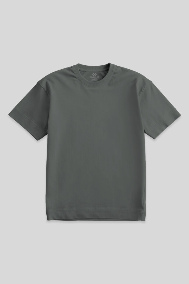 Çağla Basic Kısa Kol O Yaka Büyük Beden Erkek T-Shirt - 88072 - 2