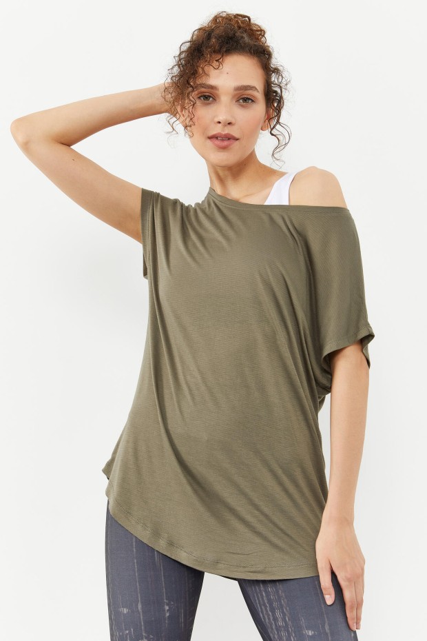 Çağla Basic Kısa Kol Rahat Form O Yaka Kadın T-Shirt - 97151