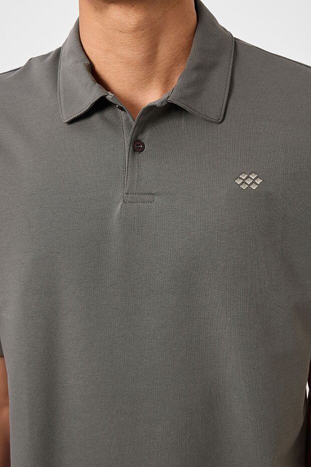 Çağla Standart Kalıp Basic Polo Yaka Erkek T-Shirt - 87748 - 5