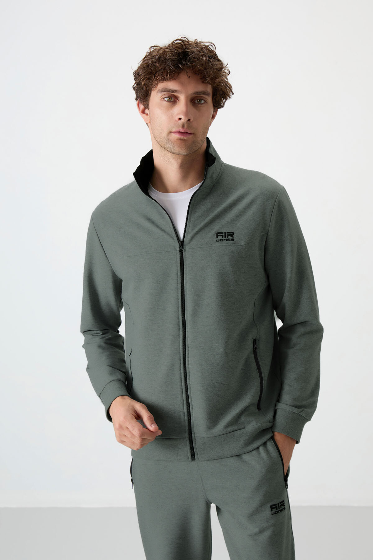 Troy Çağla Standart Kalıp Erkek Eşofman Takım - 85196 - Air Jones (1)