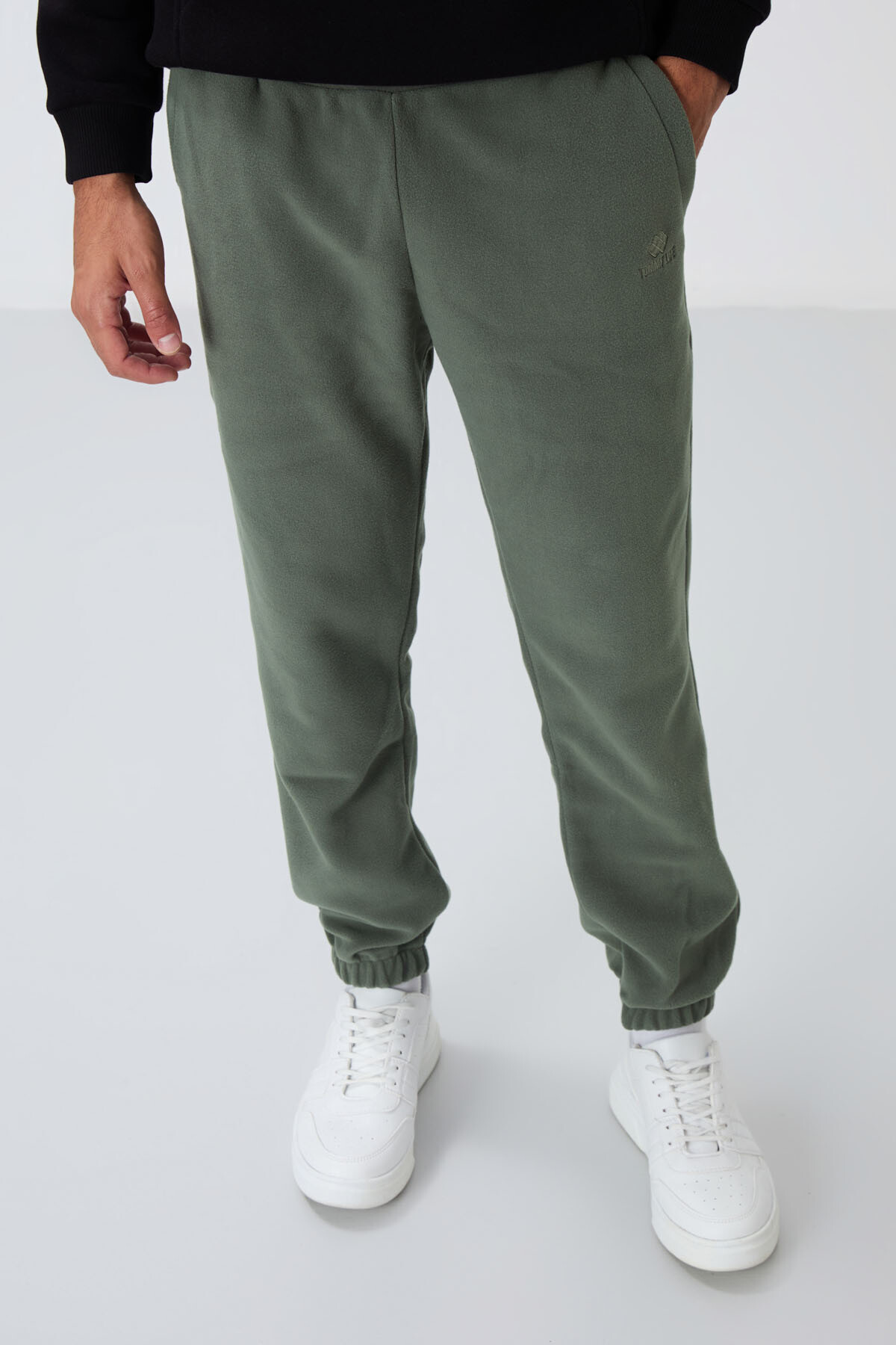 Çağla Gizli Fermuarlı Rahat Form Lastik Paça Polar Erkek Eşofman Alt - 84866 - TOMMYLIFE