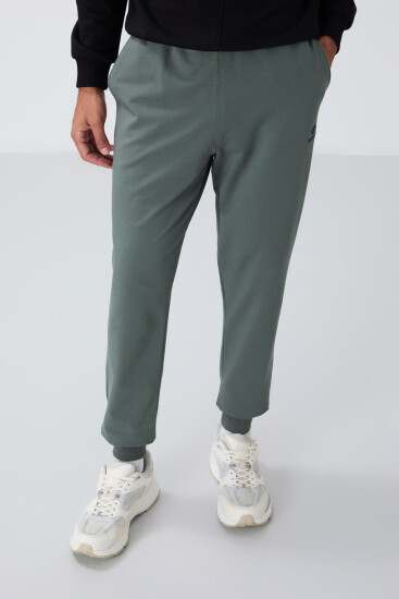 Çağla Klasik Cepli Standart Kalıp Manşetli Erkek Eşofman Alt - 84652 - TOMMYLIFE (1)