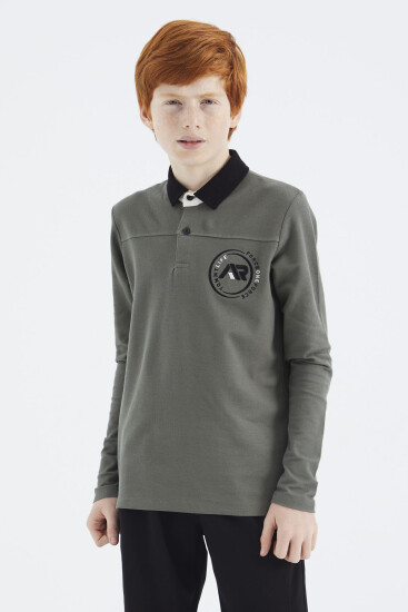 Çağla Polo Yaka Erkek Çocuk T-Shirt - 11172 