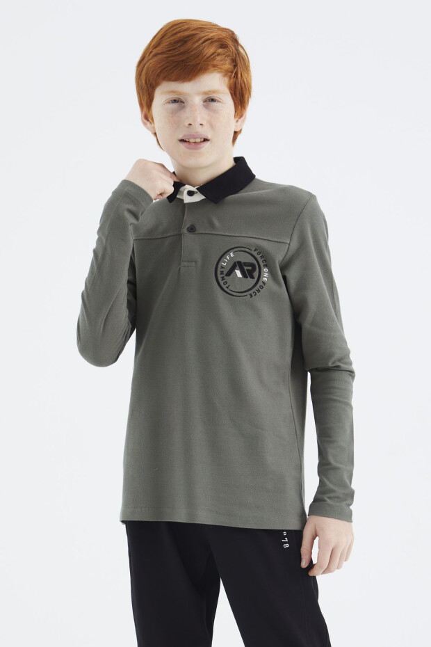 Çağla Polo Yaka Erkek Çocuk T-Shirt - 11172 - 2