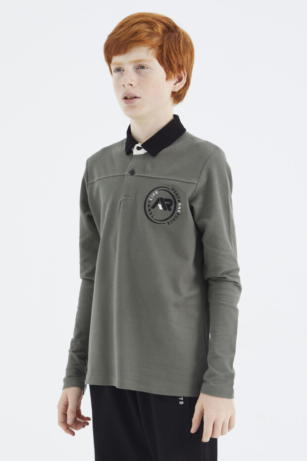 Çağla Polo Yaka Erkek Çocuk T-Shirt - 11172 - 4