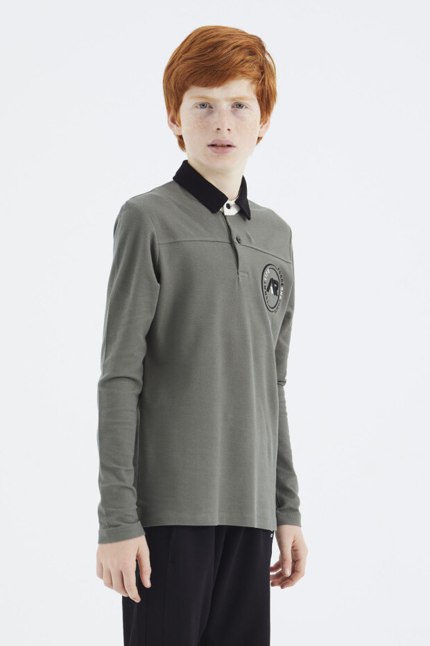 Çağla Polo Yaka Erkek Çocuk T-Shirt - 11172 - 5