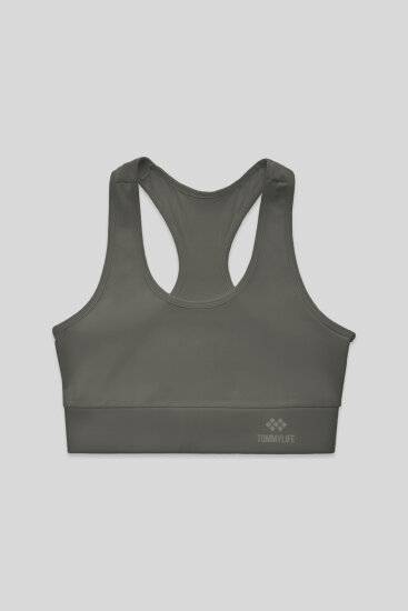 Çağla Sırt Detaylı Dar Kalıp U Yaka Kadın Spor Büstiyer - 97120 