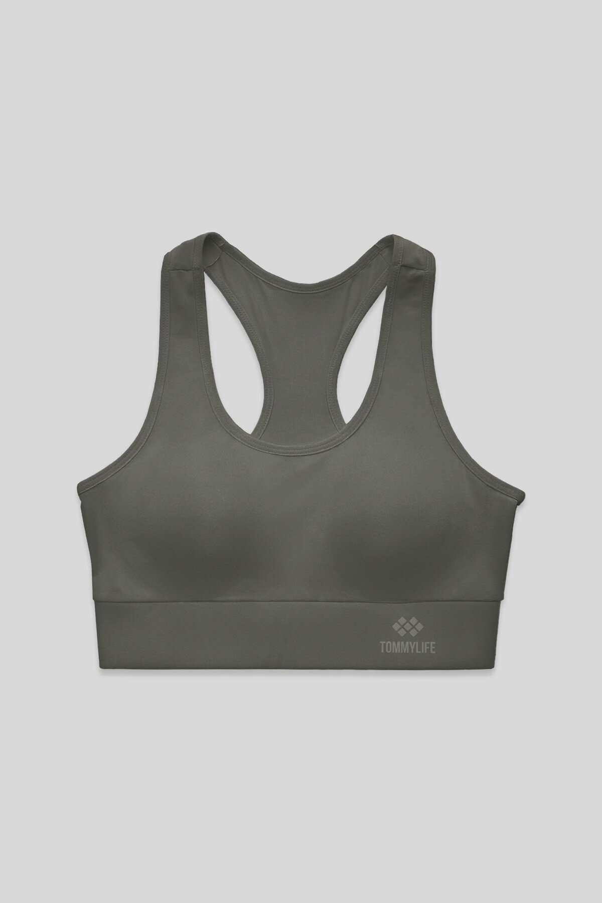 Çağla Sırt Detaylı Dar Kalıp U Yaka Kadın Spor Büstiyer - 97120 - TOMMYLIFE