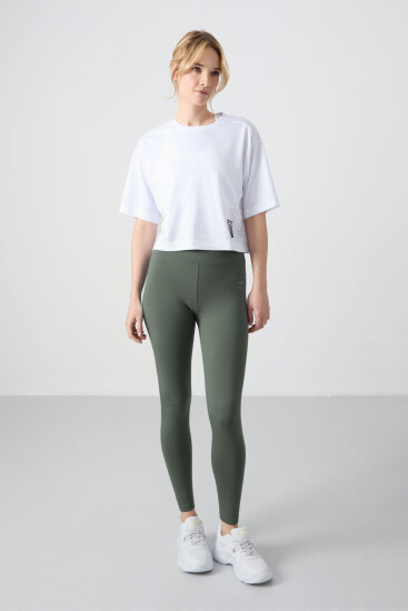 Çağla Yüksek Bel Toparlayıcı Slim Fit Dar Paça Kadın Tayt - 94011 - TOMMYLIFE (1)