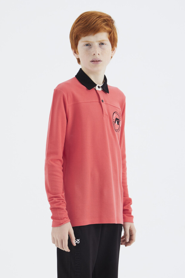 Coral Polo Yaka Erkek Çocuk T-Shirt - 11172 - 6
