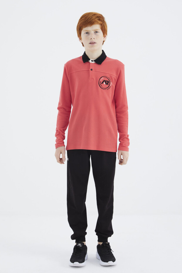 Coral Polo Yaka Erkek Çocuk T-Shirt - 11172 - 3