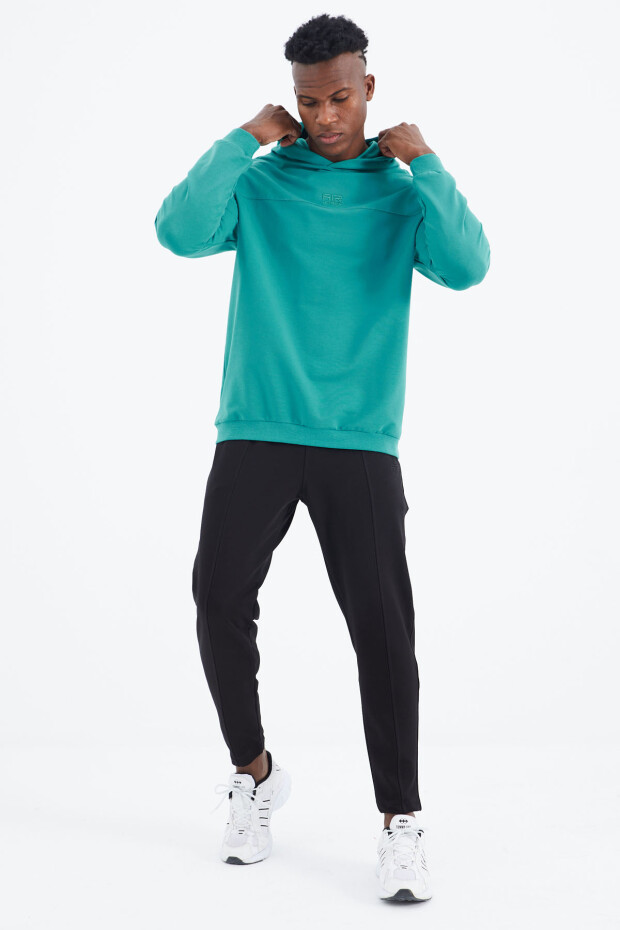 Kelvin Deniz Yeşil - Siyah Kelvin Basic Erkek Eşofman Takım - 85230
