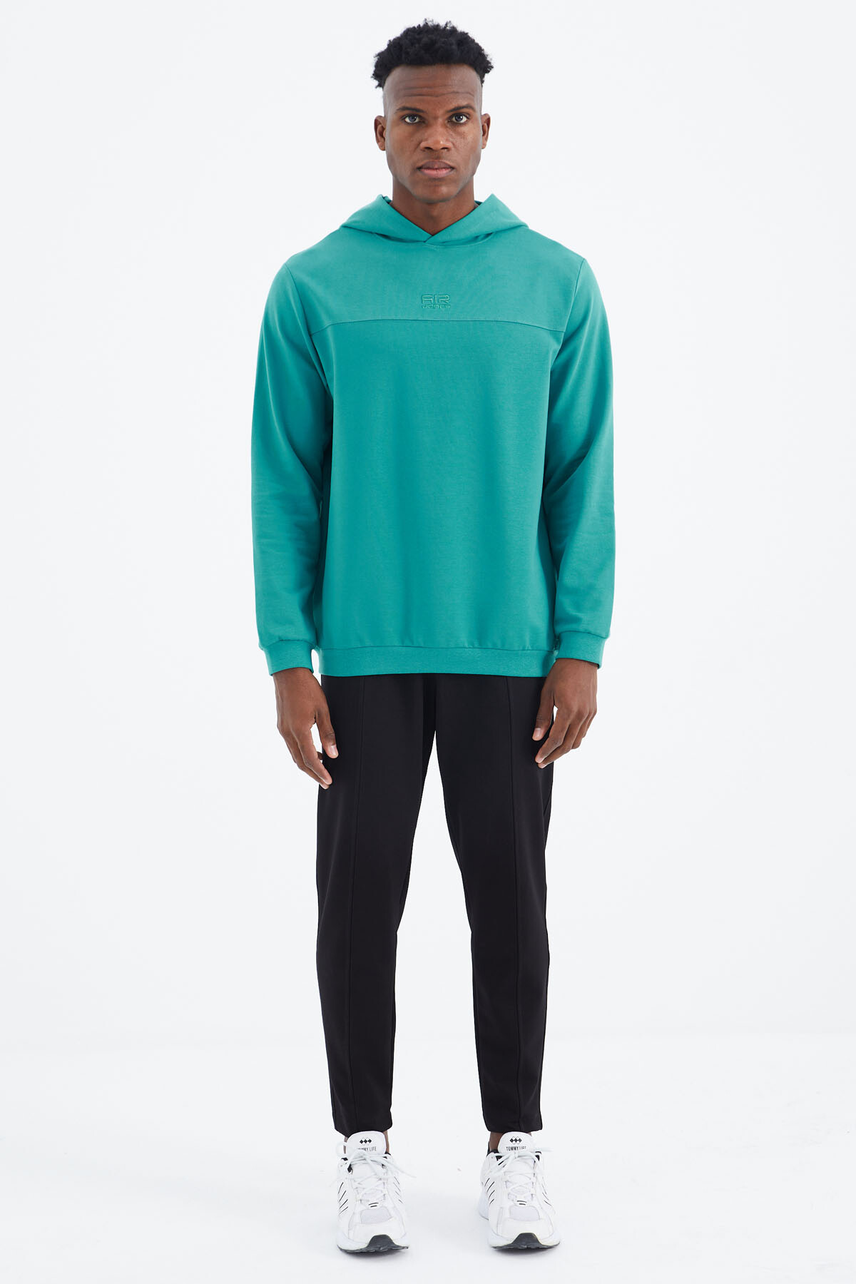 Kelvin Deniz Yeşil - Siyah Kelvin Basic Erkek Eşofman Takım - 85230 - Air Jones