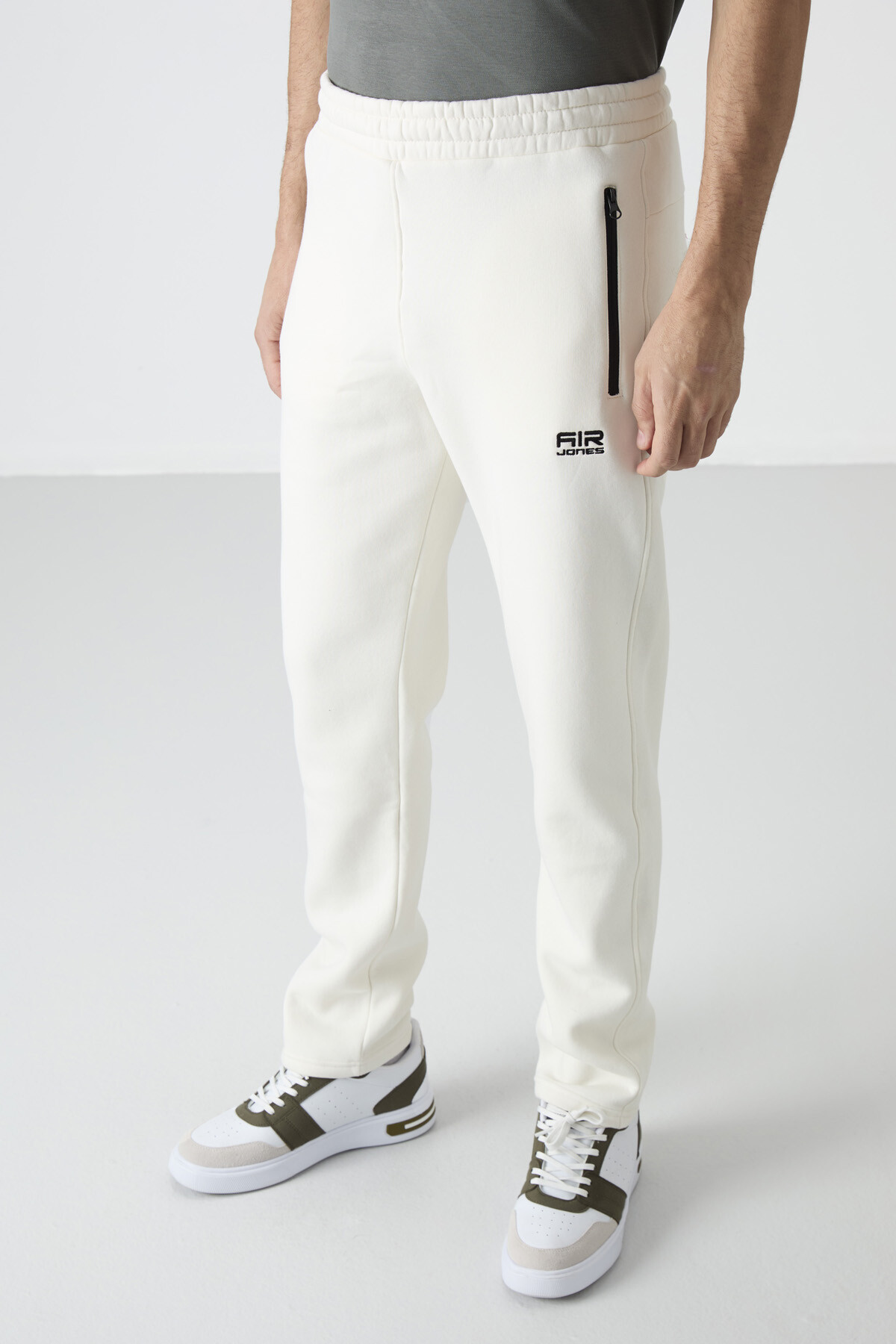 Carlo Ekru Şardonlu Erkek Eşofman Alt - 84942 - Air Jones
