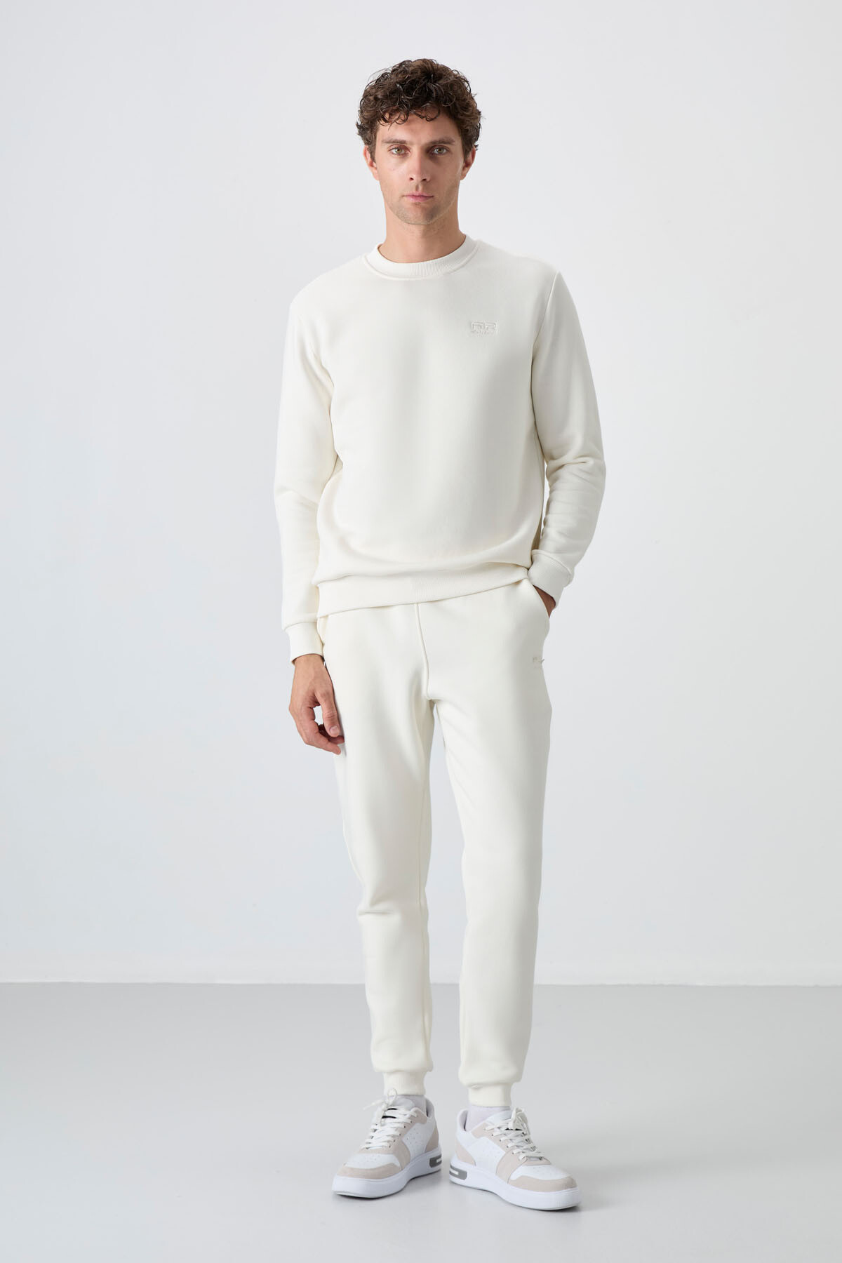 Andy Ekru Şardonlu Erkek Eşofman Takım - 85190 - Air Jones