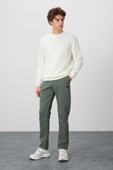 Omar Ekru Şardonlu Erkek Sweatshirt - 88137 - Air Jones (1)