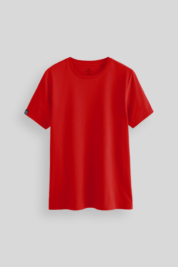 Fiesta Erkek Basic Kısa Kol Standart Kalıp O Yaka T-shirt - 87911 