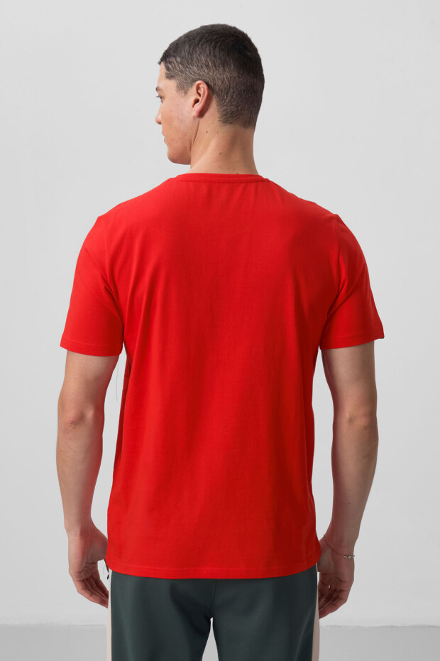 Fiesta Erkek Basic Kısa Kol Standart Kalıp O Yaka T-shirt - 87911 - 6