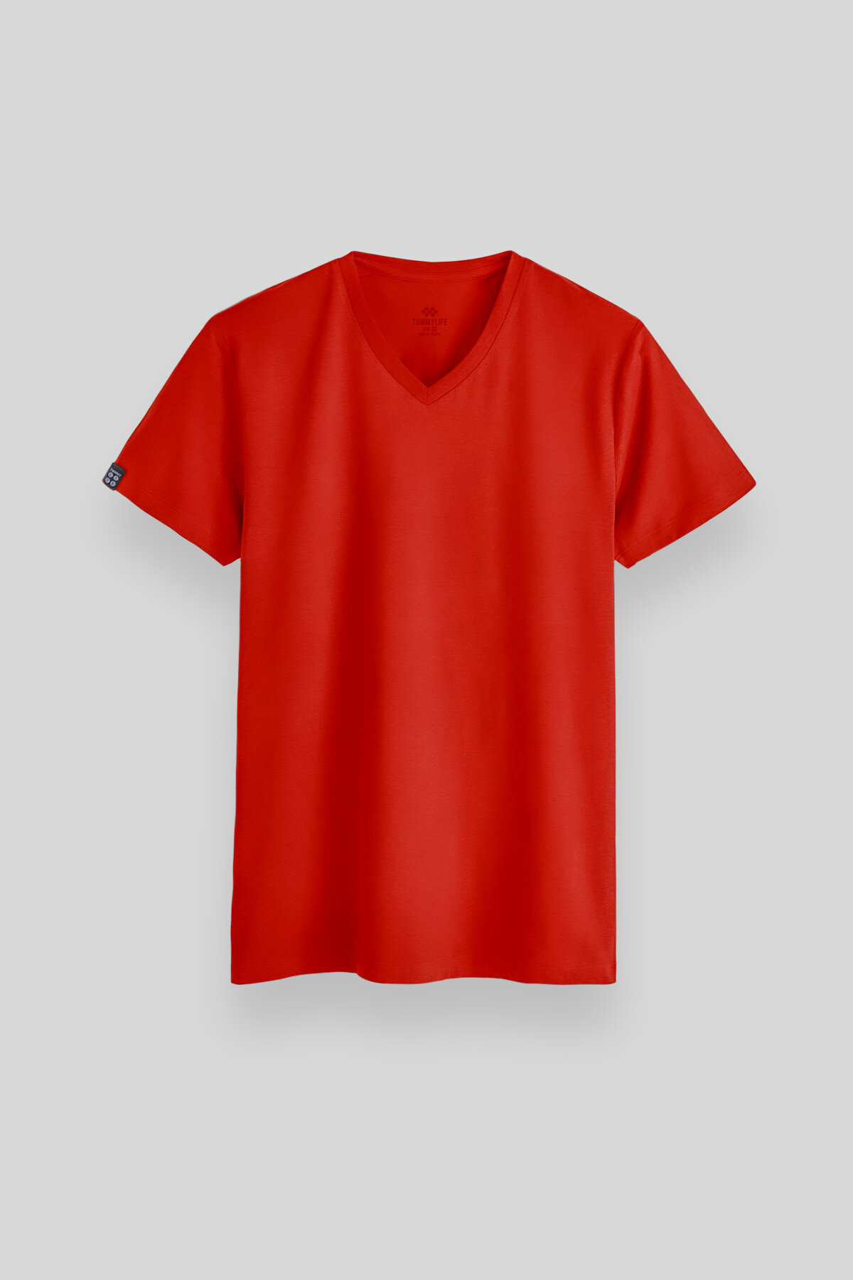 Fiesta Basic Kısa Kol Standart Kalıp V Yaka Erkek T-Shirt - 87912 - TOMMYLIFE