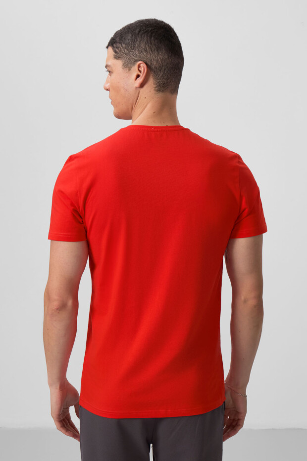 Fiesta Basic Kısa Kol Standart Kalıp V Yaka Erkek T-Shirt - 87912 - 6