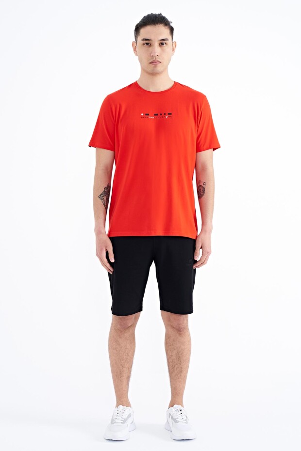 Fiesta Baskı Detaylı O Yaka Standart Kalıp Erkek T-Shirt - 88168
