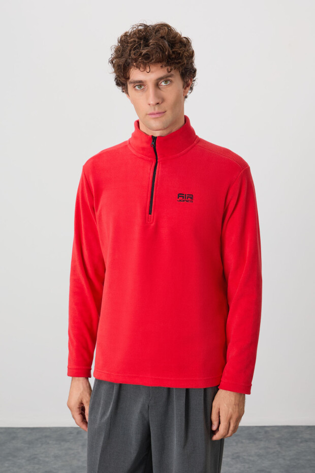 River Fiesta Dik Yaka Erkek Polar Sweatshirt - 88310